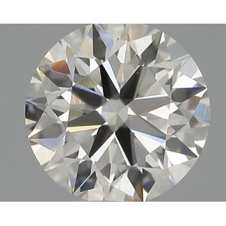 0.36 Carat Round G VVS2 EX IGI Natural Diamond