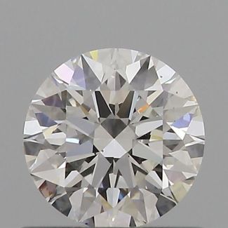 0.56 Carat Round F VS2 EX GIA Natural Diamond