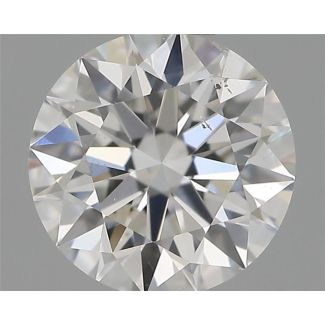 0.50 Carat Round E SI1 EX GIA Natural Diamond