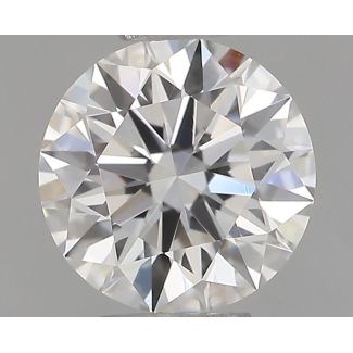 0.6 Carat Round F VVS1 EX GIA Natural Diamond