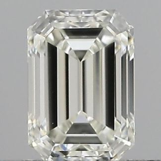 0.4 Carat Emerald H VVS2 - EX GD IGI Natural Diamond