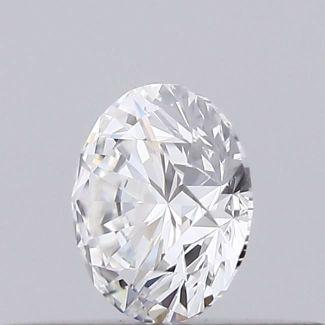 0.24 Carat Round F VS1 EX GIA Natural Diamond