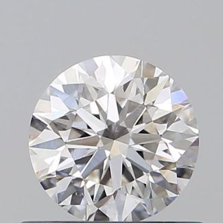 0.6 Carat Round F VS2 EX GIA Natural Diamond