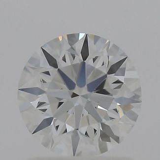 0.95 Carat Round F VVS1 EX GIA Natural Diamond