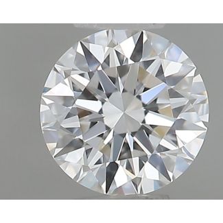 0.40 Carat Round E VVS2 EX GIA Natural Diamond