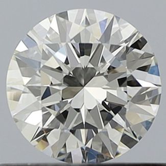 0.55 Carat Round G VVS1 EX GIA Natural Diamond