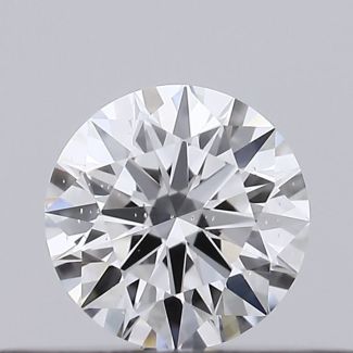 0.24 Carat Round D SI1 EX GIA Natural Diamond