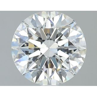 1.73 Carat Round G SI2 EX GIA Natural Diamond