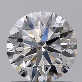 0.80 Carat Round E SI1 EX GIA Natural Diamond