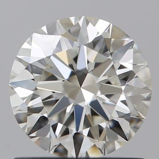 1.0 Carat Round H VVS1 EX IGI Natural Diamond