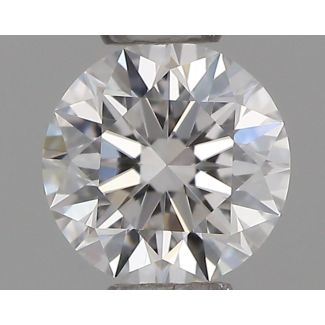 0.27 Carat Round E VVS1 EX GIA Natural Diamond