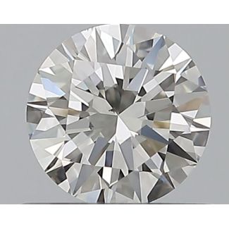 0.5 Carat Round I VS2 EX GIA Natural Diamond