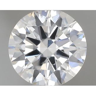 0.51 Carat Round D SI2 EX GIA Natural Diamond