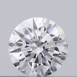 0.18 Carat Round D SI2 EX GIA Natural Diamond