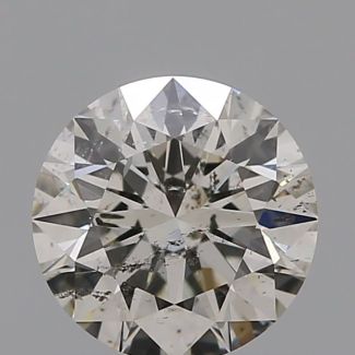 0.58 Carat Round J SI2 EX IGI Natural Diamond