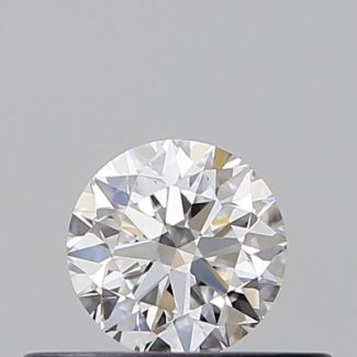 0.3 Carat Round D VVS2 VG EX GIA Natural Diamond