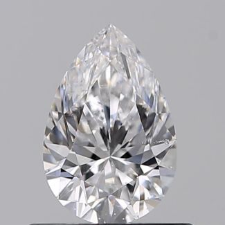 0.52 Carat Pear D SI1 - VG GIA Natural Diamond