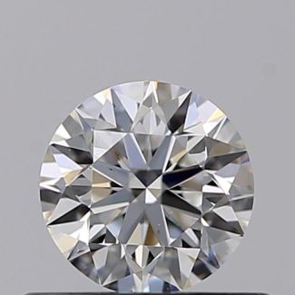 0.42 Carat Round E VS2 EX GIA Natural Diamond