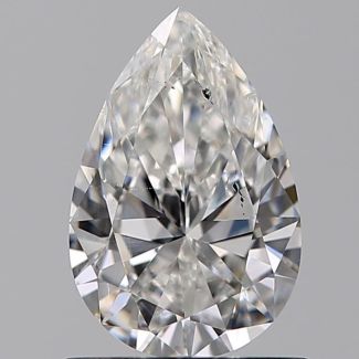 0.80 Carat Pear E SI1 - VG GIA Natural Diamond