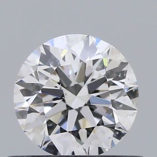 0.5 Carat Round E SI1 EX GIA Natural Diamond