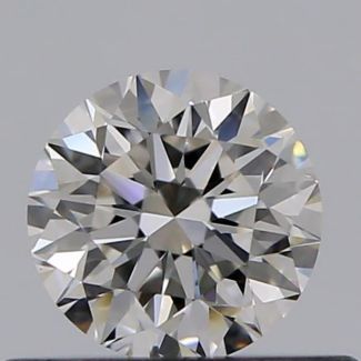 0.40 Carat Round I VS1 G EX GIA Natural Diamond