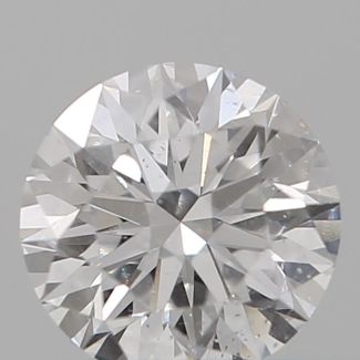 0.34 Carat Round D SI2 EX VG GIA Natural Diamond