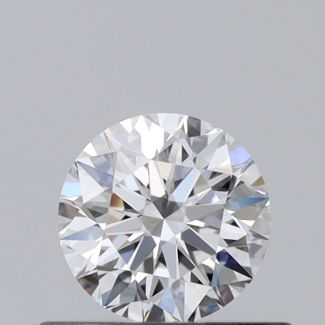 0.37 Carat Round E VVS1 EX GIA Natural Diamond