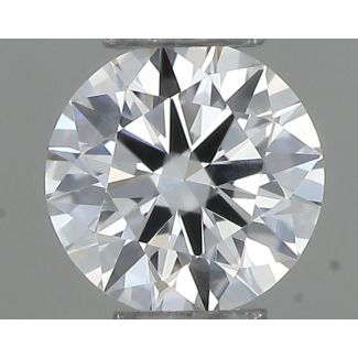 0.18 Carat Round G VVS2 EX VG GIA Natural Diamond