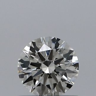 0.52 Carat Round I IF EX GIA Natural Diamond