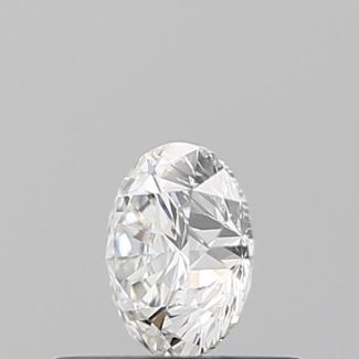 0.4 Carat Round H VS1 EX GIA Natural Diamond