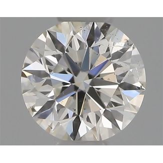 0.30 Carat Round H SI2 EX GIA Natural Diamond