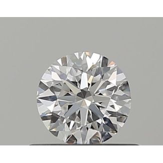 0.4 Carat Round D VS2 EX GIA Natural Diamond