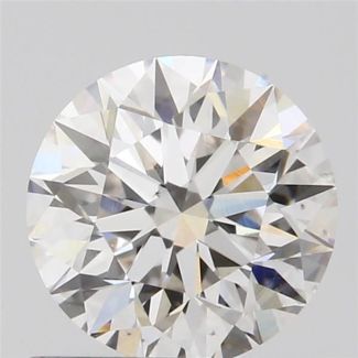 0.72 Carat Round H VS2 EX GIA Natural Diamond