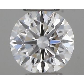 0.18 Carat Round F VVS1 EX VG GIA Natural Diamond