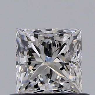 0.51 Carat Princess D VVS2 - VG GD GIA Natural Diamond