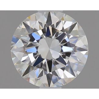 0.5 Carat Round F VS2 EX GIA Natural Diamond