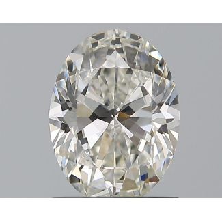 0.9 Carat Oval H VS1 - EX GIA Natural Diamond