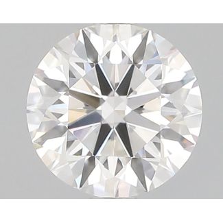 0.8 Carat Round F VVS2 EX GIA Natural Diamond