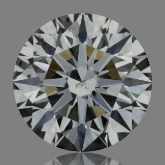 0.52 Carat Round I SI1 EX GIA Natural Diamond