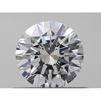 0.4 Carat Round H VVS1 EX GIA Natural Diamond