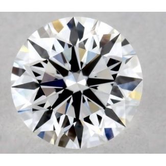 0.43 Carat Round D VVS2 EX GIA Natural Diamond