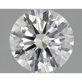 0.57 Carat Round G VS2 EX GIA Natural Diamond