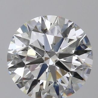 0.6 Carat Round I VS2 EX VG GIA Natural Diamond