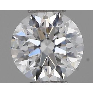 0.24 Carat Round D VVS1 EX GIA Natural Diamond