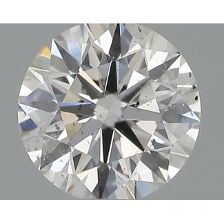 0.30 Carat Round H SI2 EX GIA Natural Diamond