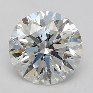 0.70 Carat Round F SI1 EX GIA Natural Diamond