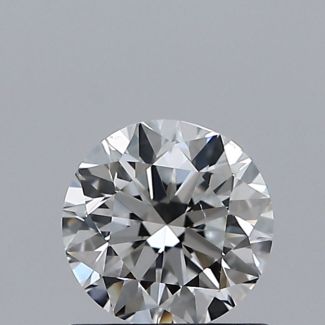 0.70 Carat Round E SI1 VG EX GIA Natural Diamond