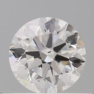 0.5 Carat Round H SI1 EX GIA Natural Diamond