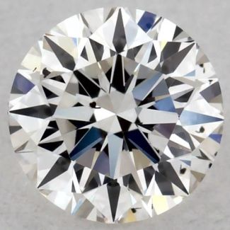 0.23 Carat Round I SI1 EX GIA Natural Diamond