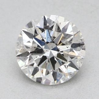 0.4 Carat Round F SI2 EX GIA Natural Diamond